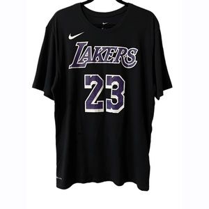 Nike Lebron James 23 Nike Black T Shirt
